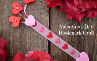 Valentines Day Bookmark Craft