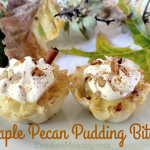 Maple Pecan Pudding Bites #recipe