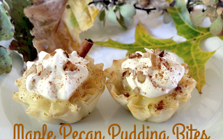 Maple Pecan Pudding Bites