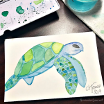 Watercolor Sea Turtle